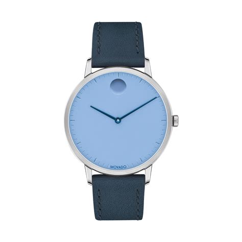 movado blue face watches ladies